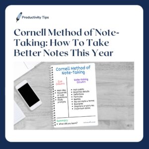 cornell method of note taking image