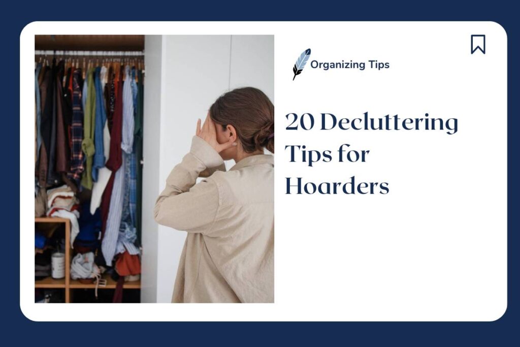 decluttering tips for hoarders