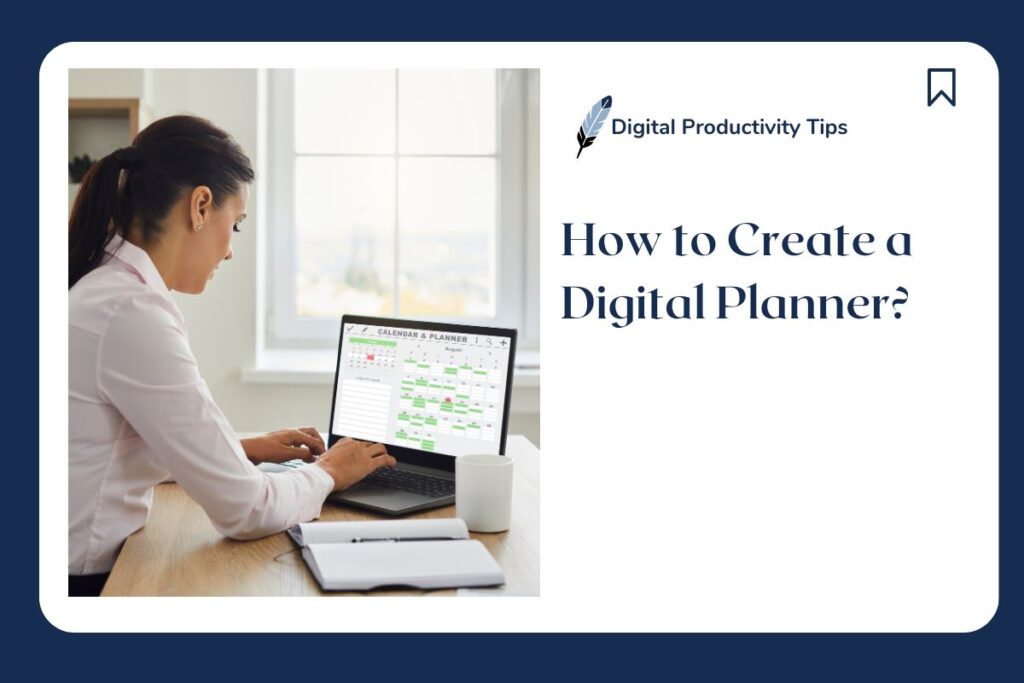 how to create a digital planner