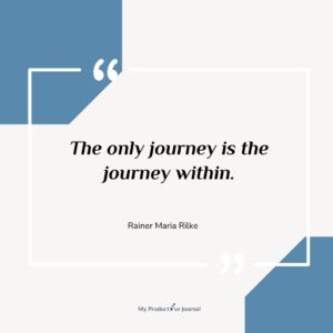 The only journey is the journey within.