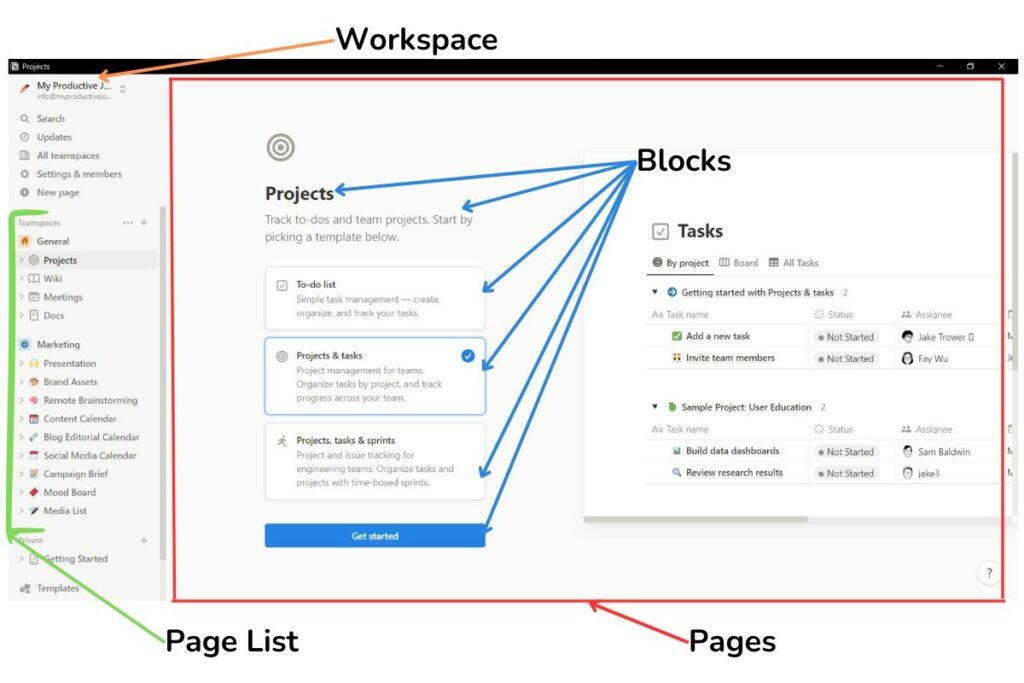 notion dashboard