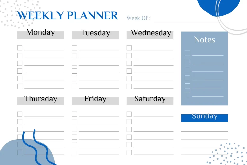 Weekly Planner