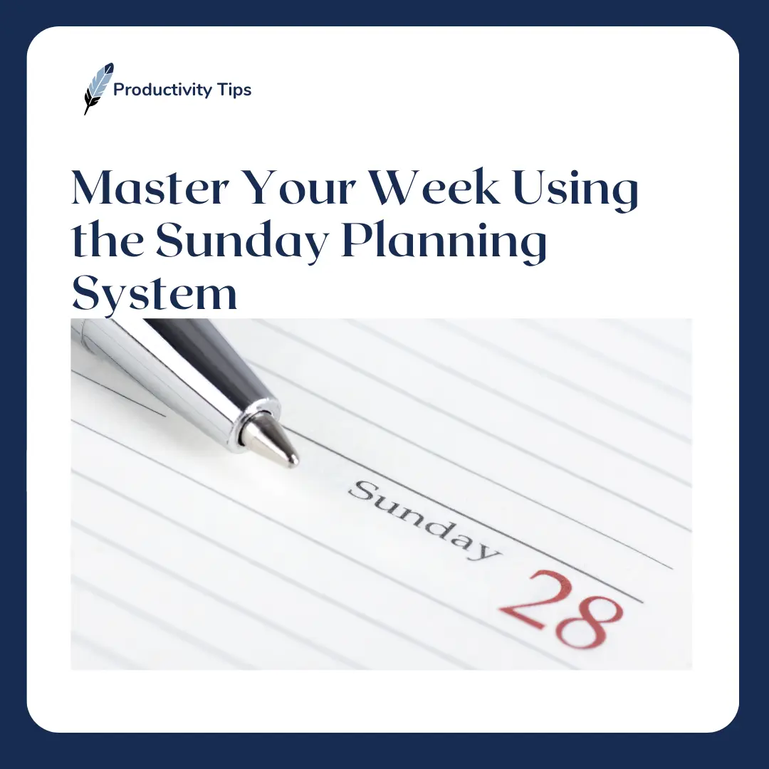 sunday planning system featured image