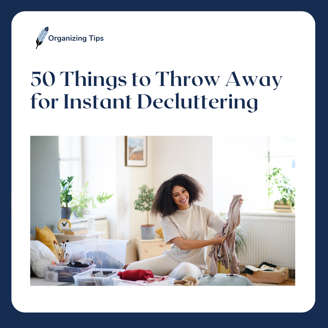 50 Things to Throw Away for Instant Decluttering featured image