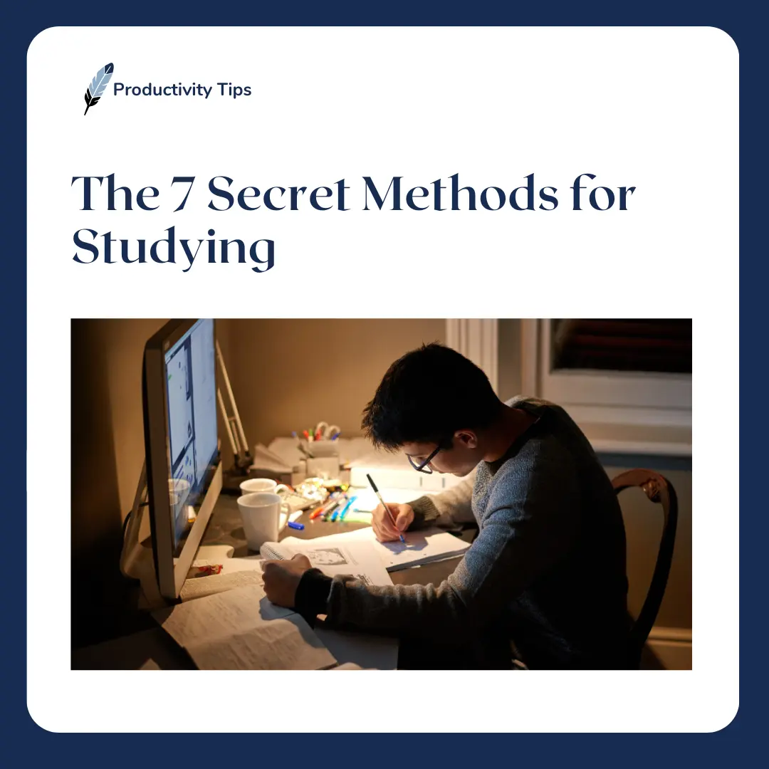 7 secret methods for studying featured image