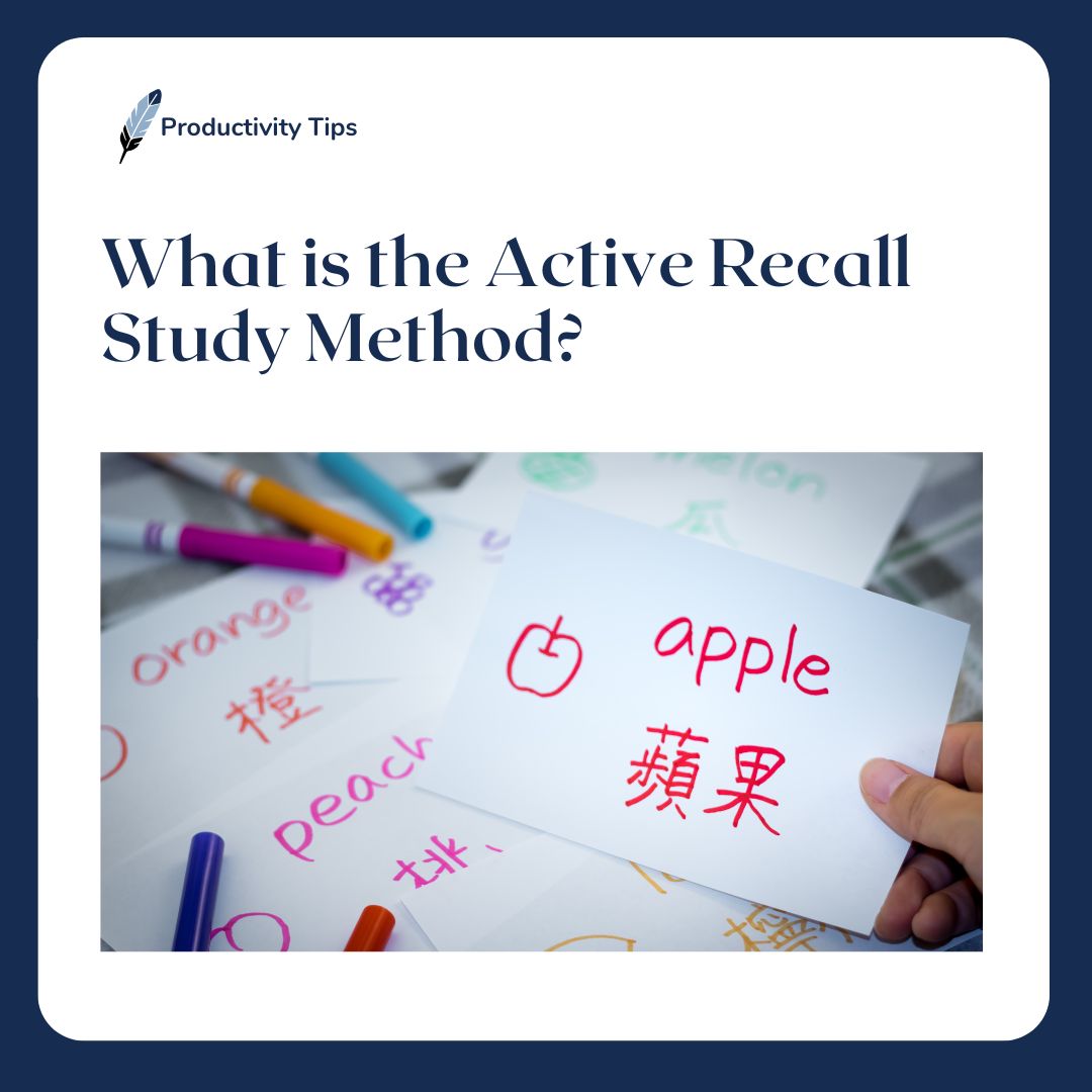 active recall study method feature image